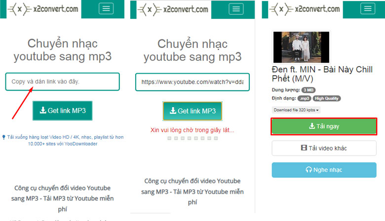 Android đổi đuôi MP4 sang MP3