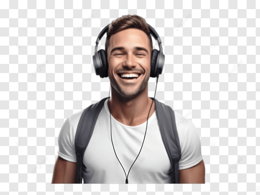 Ảnh người vui vẻ nghe nhạc