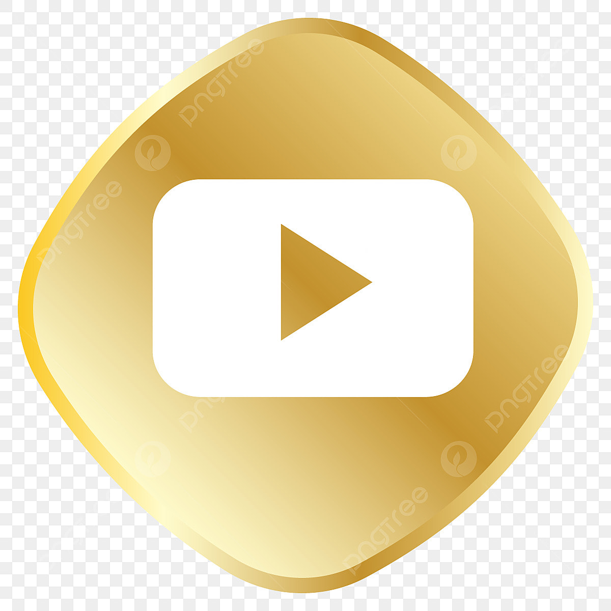 Biểu tượng Youtube mạ vàng