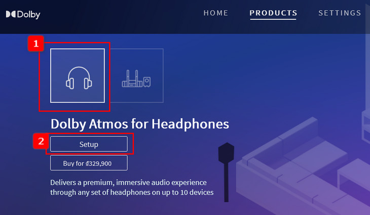 Cài đặt Dolby Atmos dễ dàng
