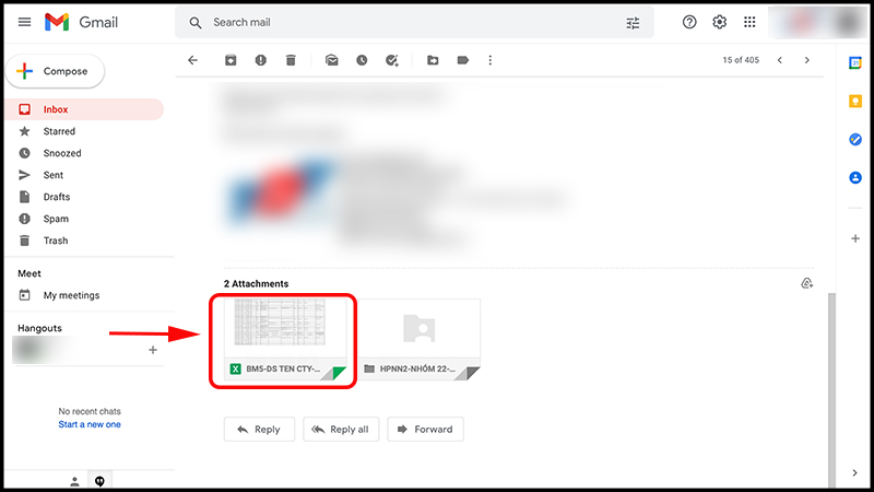 Đính kèm tệp email