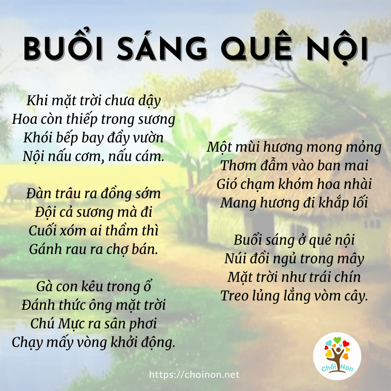 Đọc thơ buổi sáng