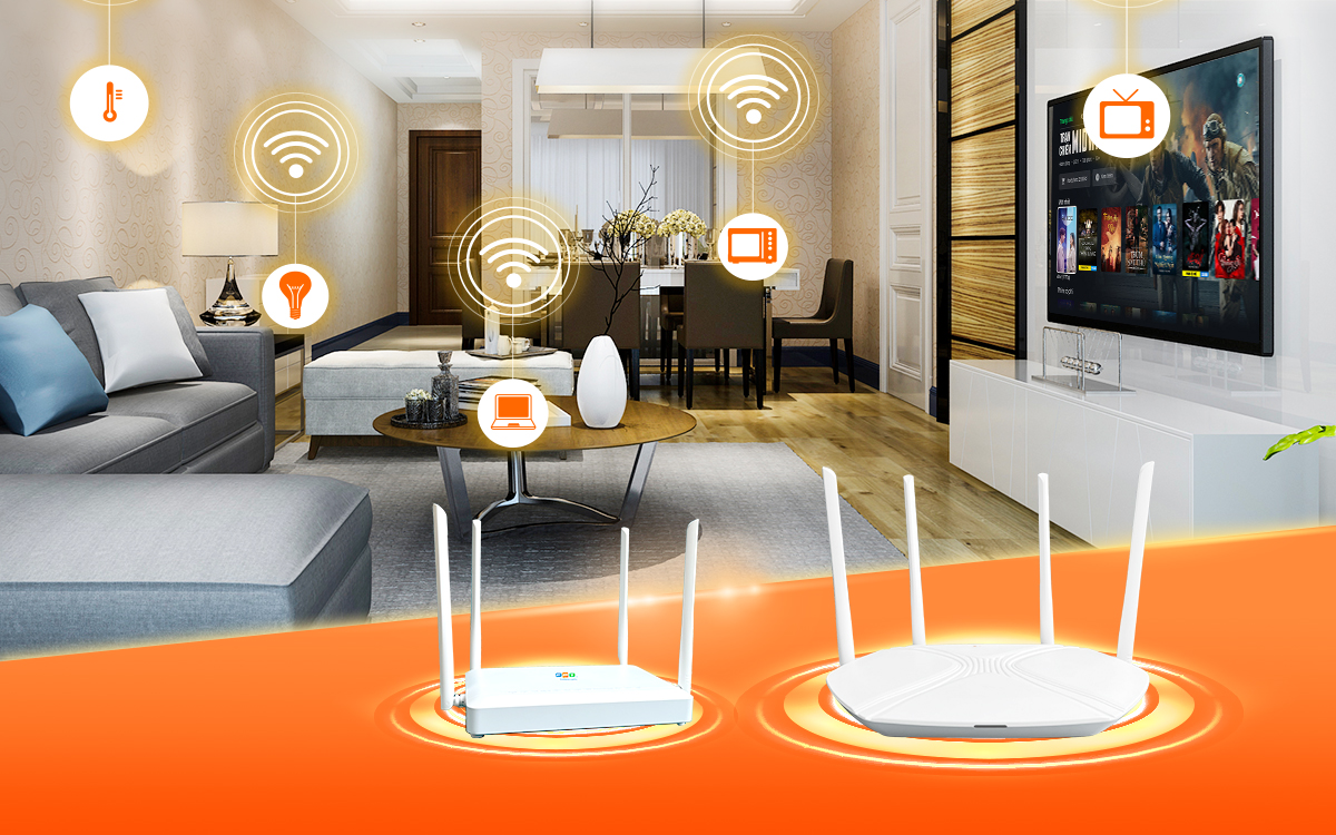 Gia đình sử dụng Wifi 6