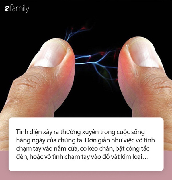 Giật điện khi chạm kim loại