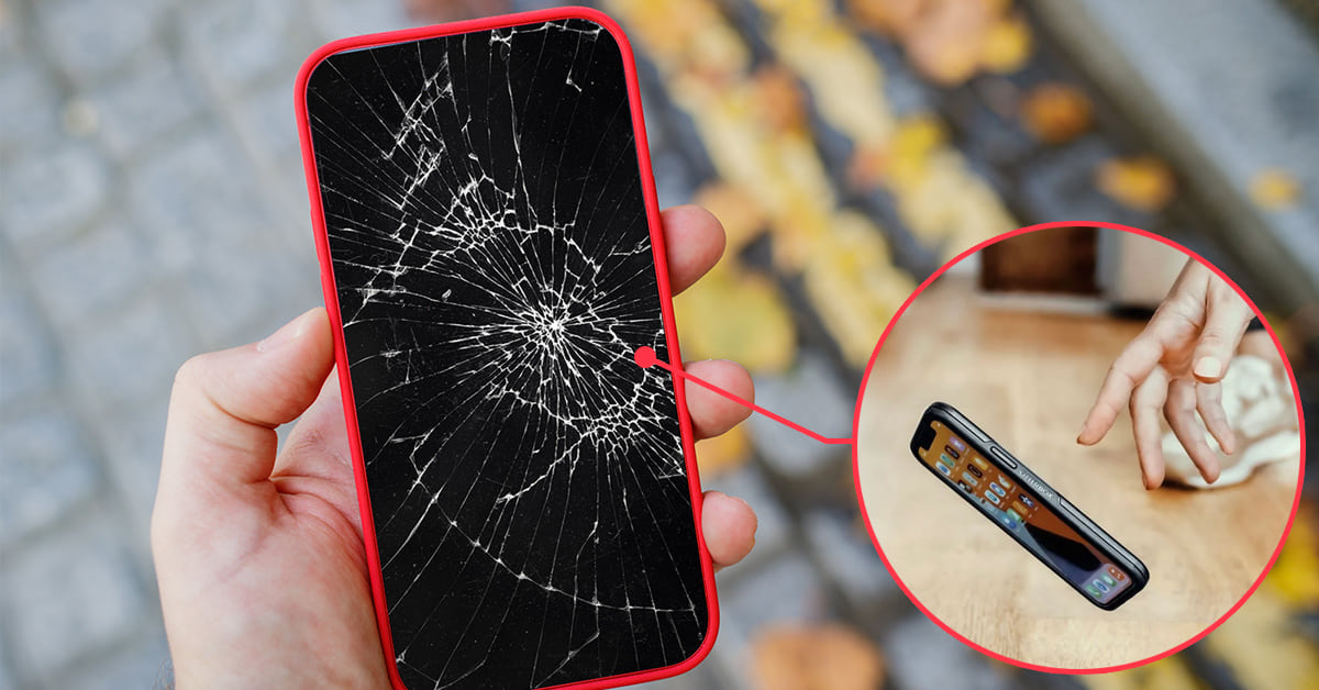 iPhone bị hư hại vật lý