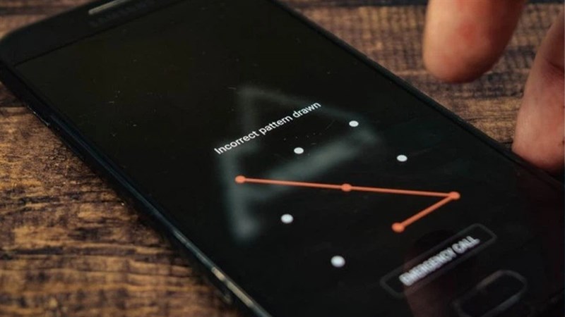 Màn hình quên mật khẩu Android