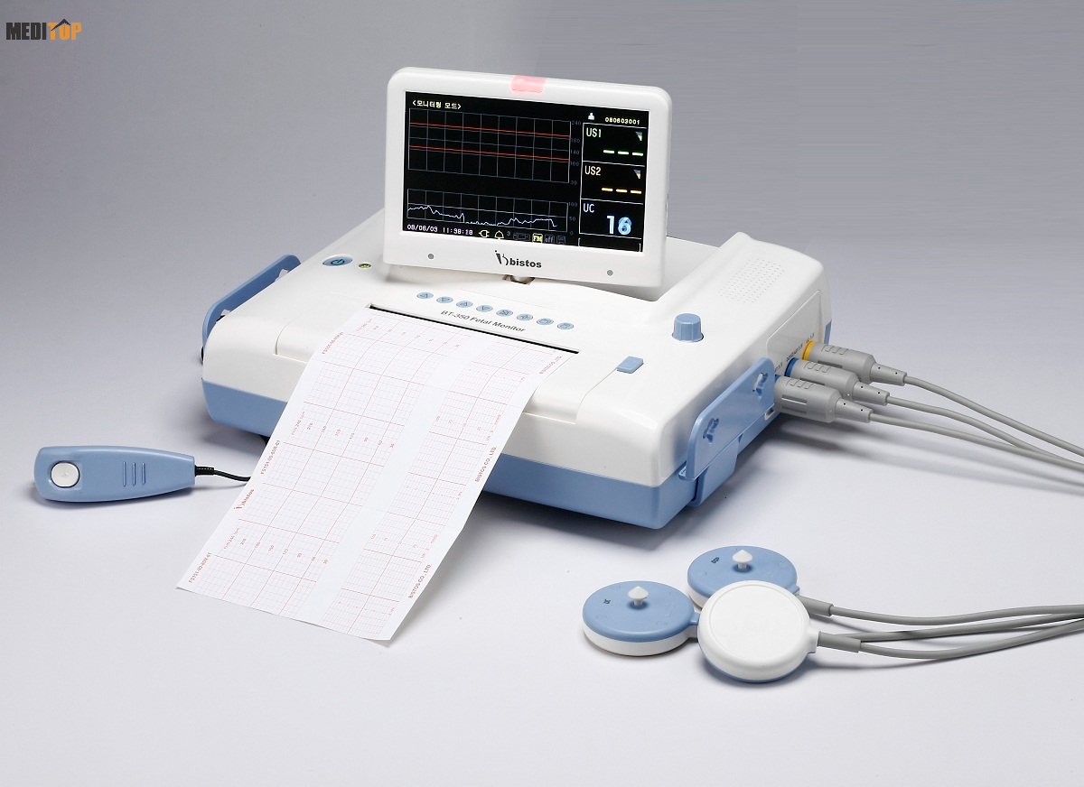 Monitor sản khoa hiển thị tim thai