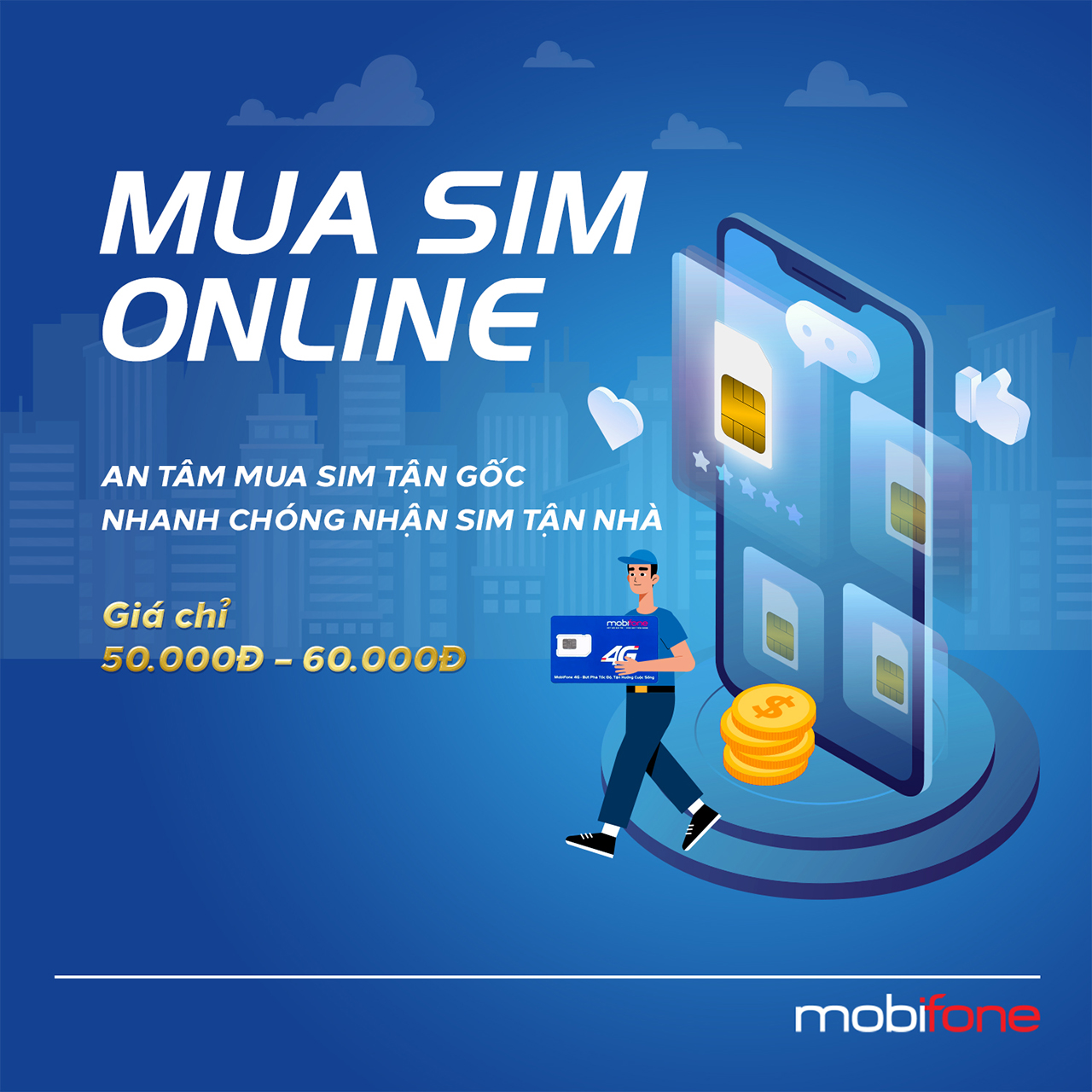 Mua SIM tại cửa hàng Mobifone