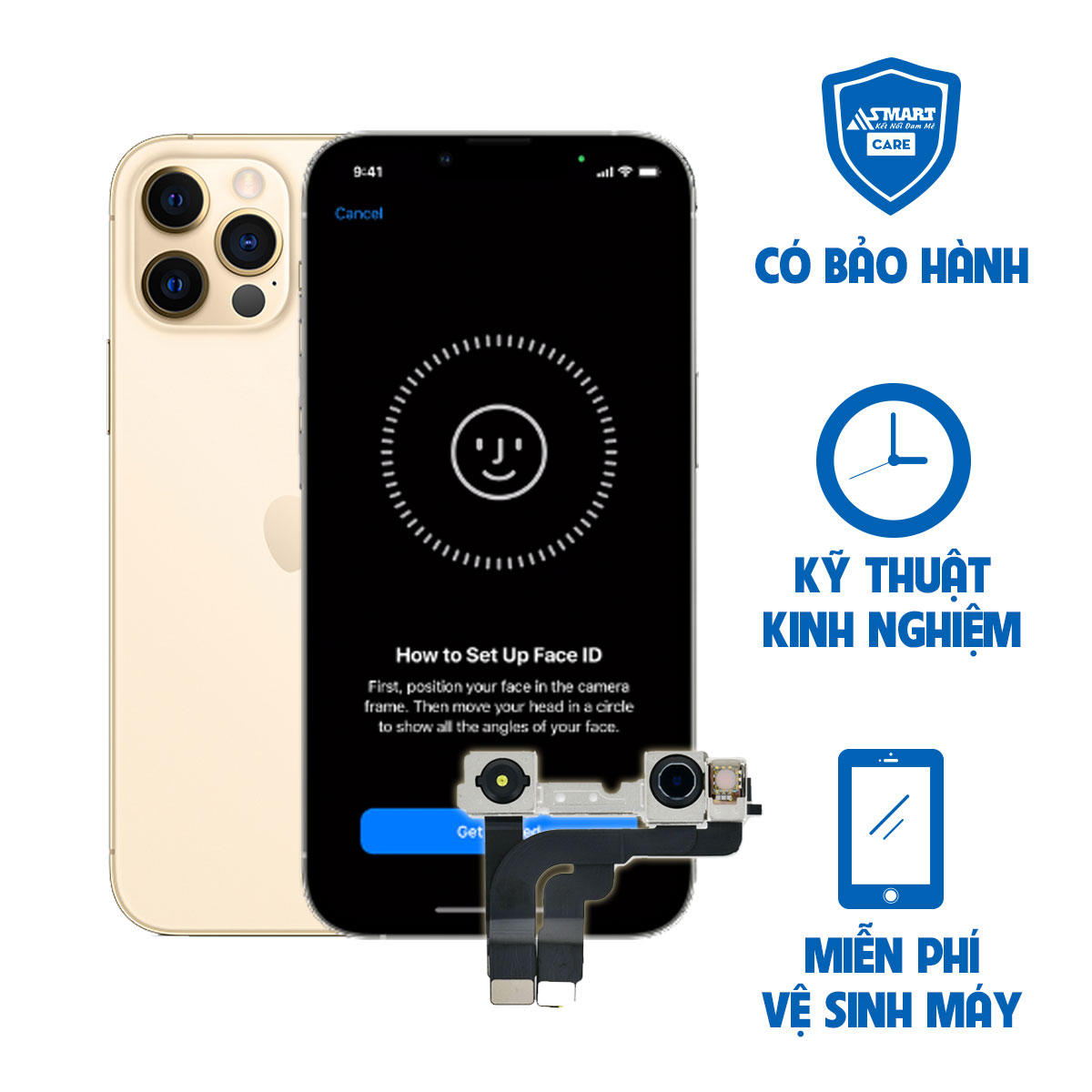 Phần cứng Face ID trên iPhone