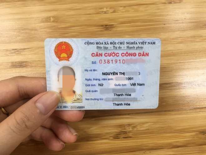 Số định danh trên CCCD chip