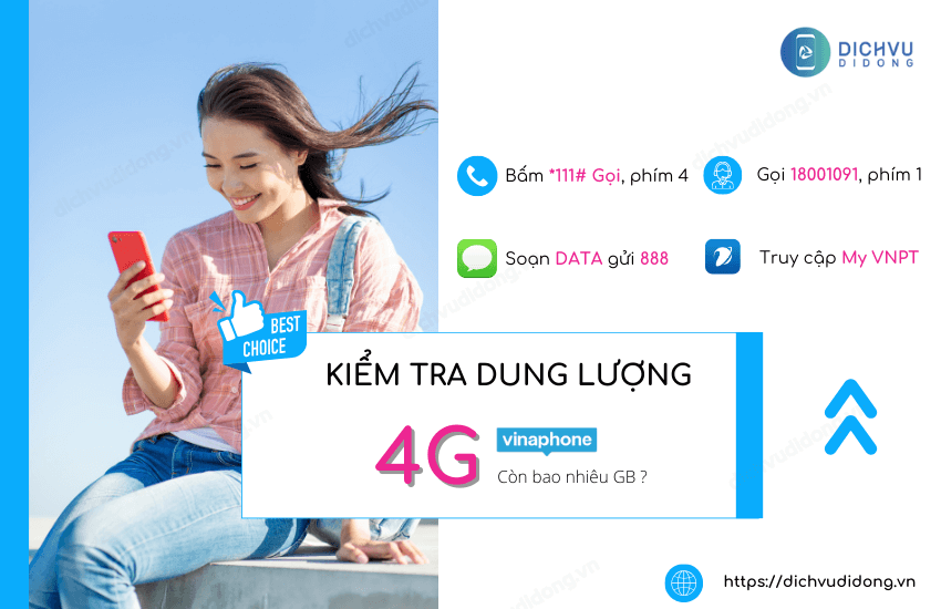 USSD kiểm tra data Vinaphone