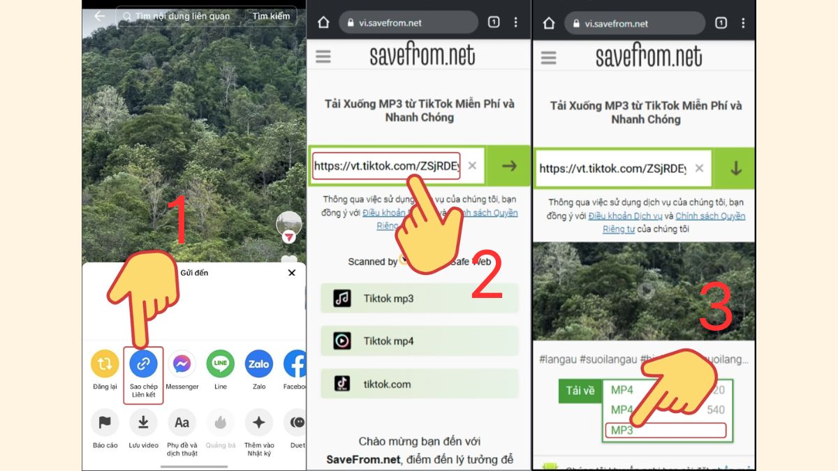 Website tải nhạc TikTok