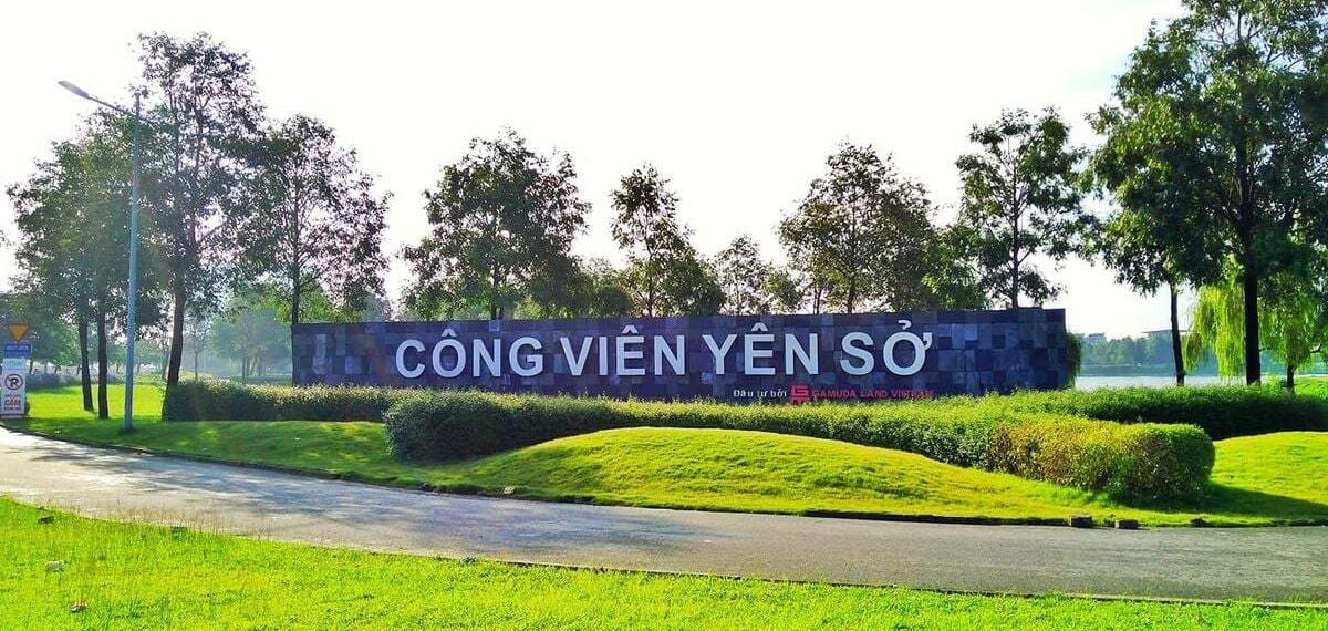 Công viên Yên Sở xanh mát