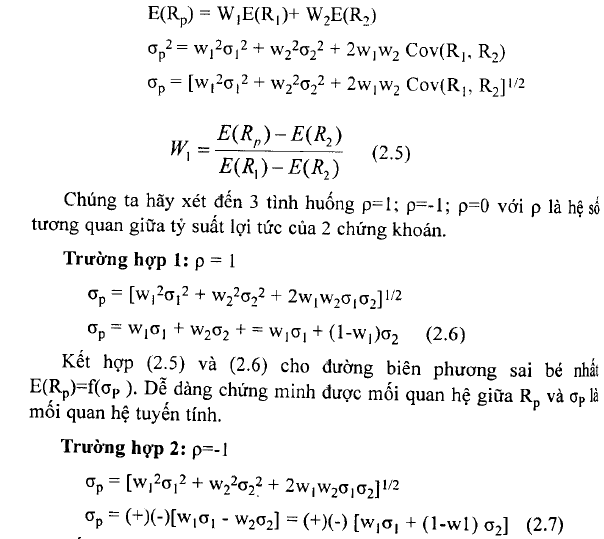 Phương sai và rủi ro tài chính