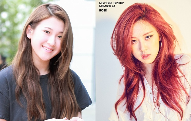 Rosé trước và sau debut