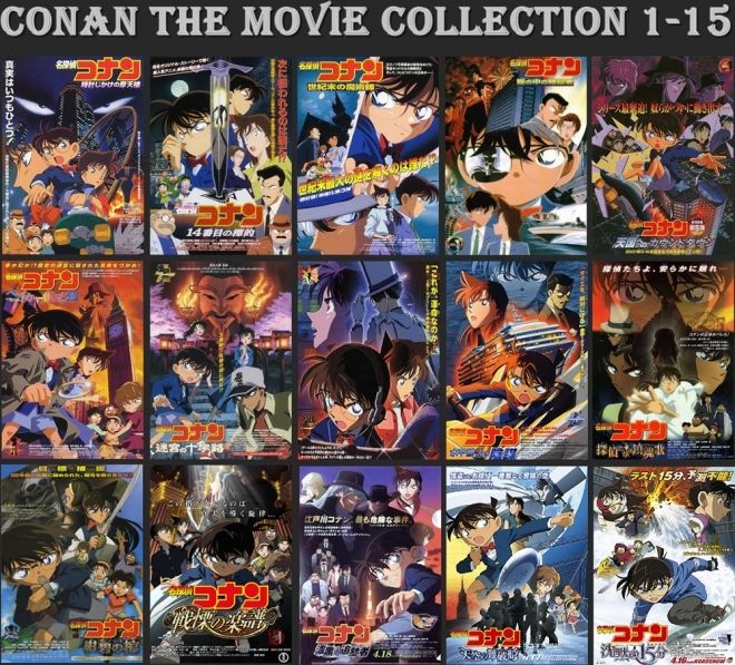 Tổng hợp poster các phim Conan