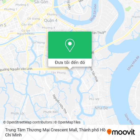 Bản đồ đường đi Crescent Mall