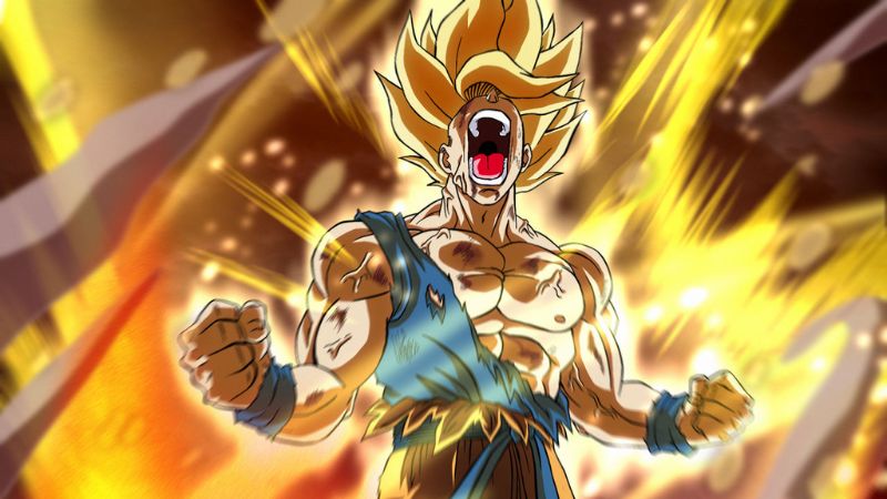 Goku biến hình Super Saiyan