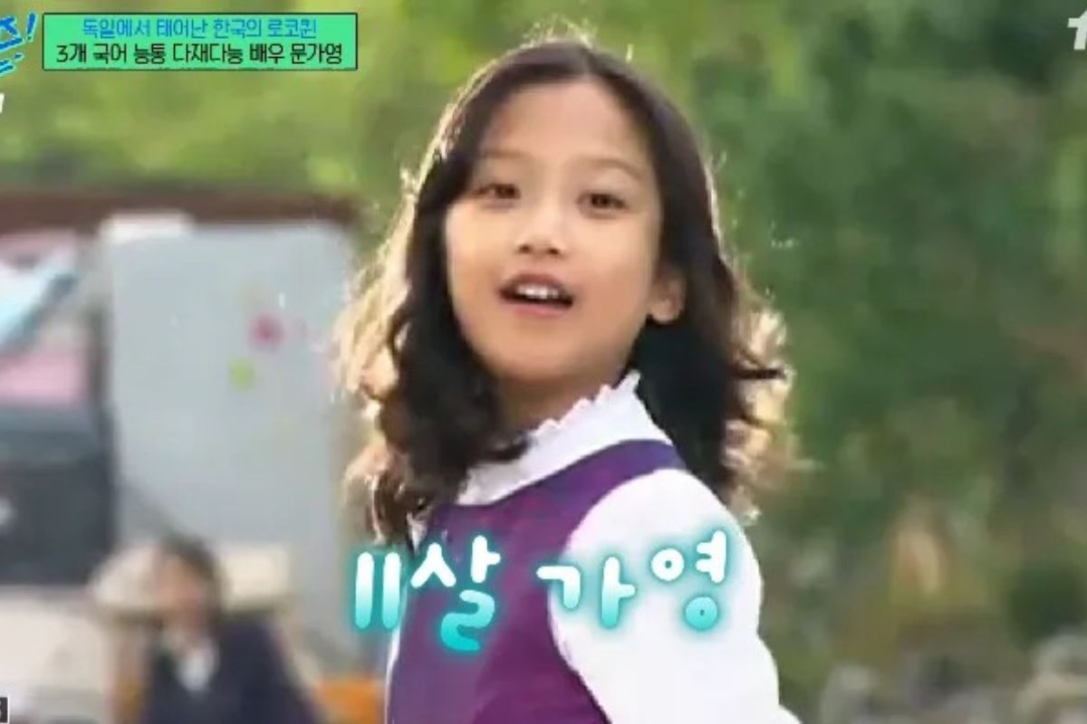 Moon Ga-young diễn viên nhí